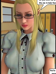 Two lustful lesbians are ready to have hot 3D porn