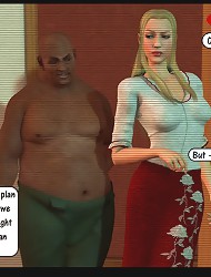 Horny ebony man is incredibly strong 3D porn lover