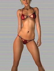 White 3D porn chick is deepthroating black penis